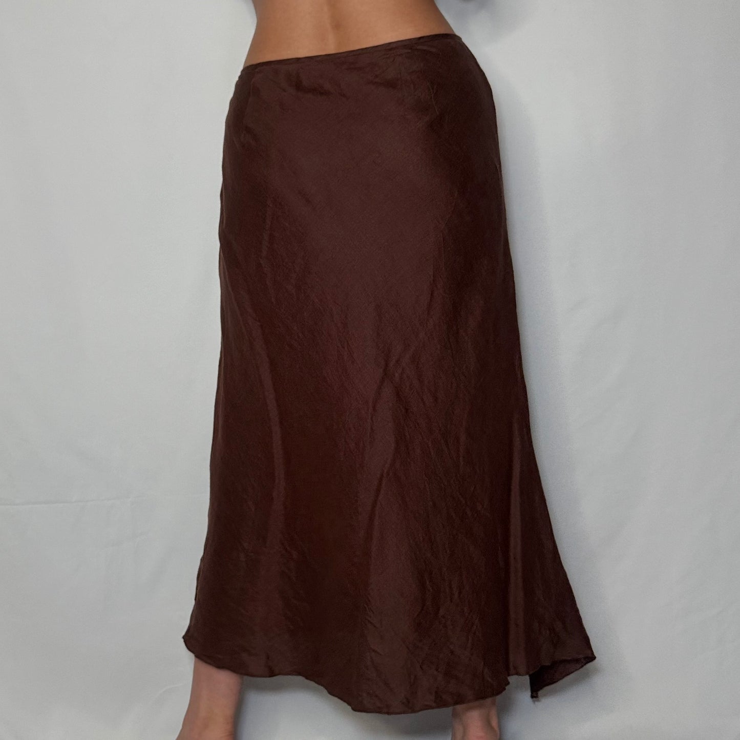 Bronze Bloom Maxi Skirt (UK 6)