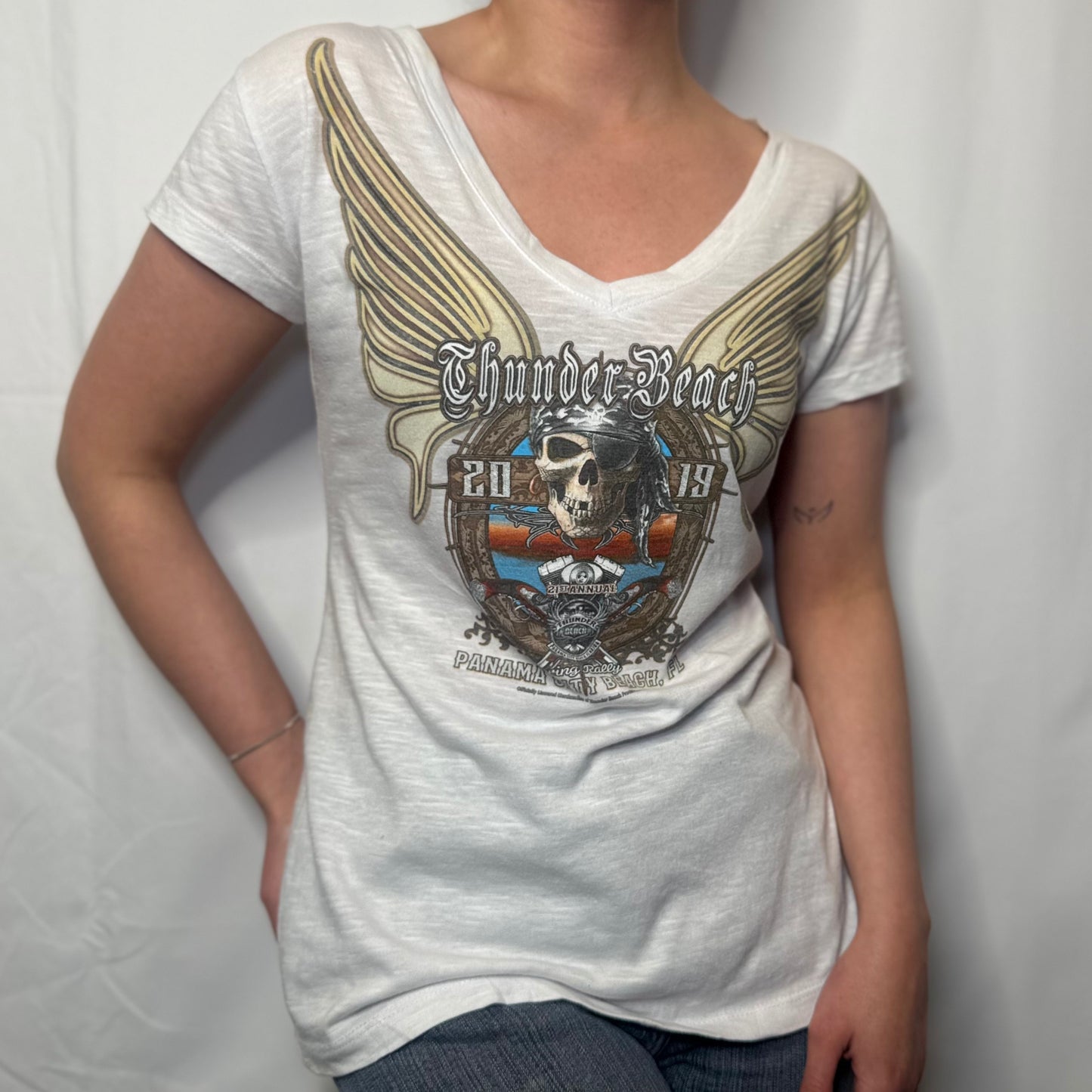 Thunder Beach Printed Logo Tee (L)