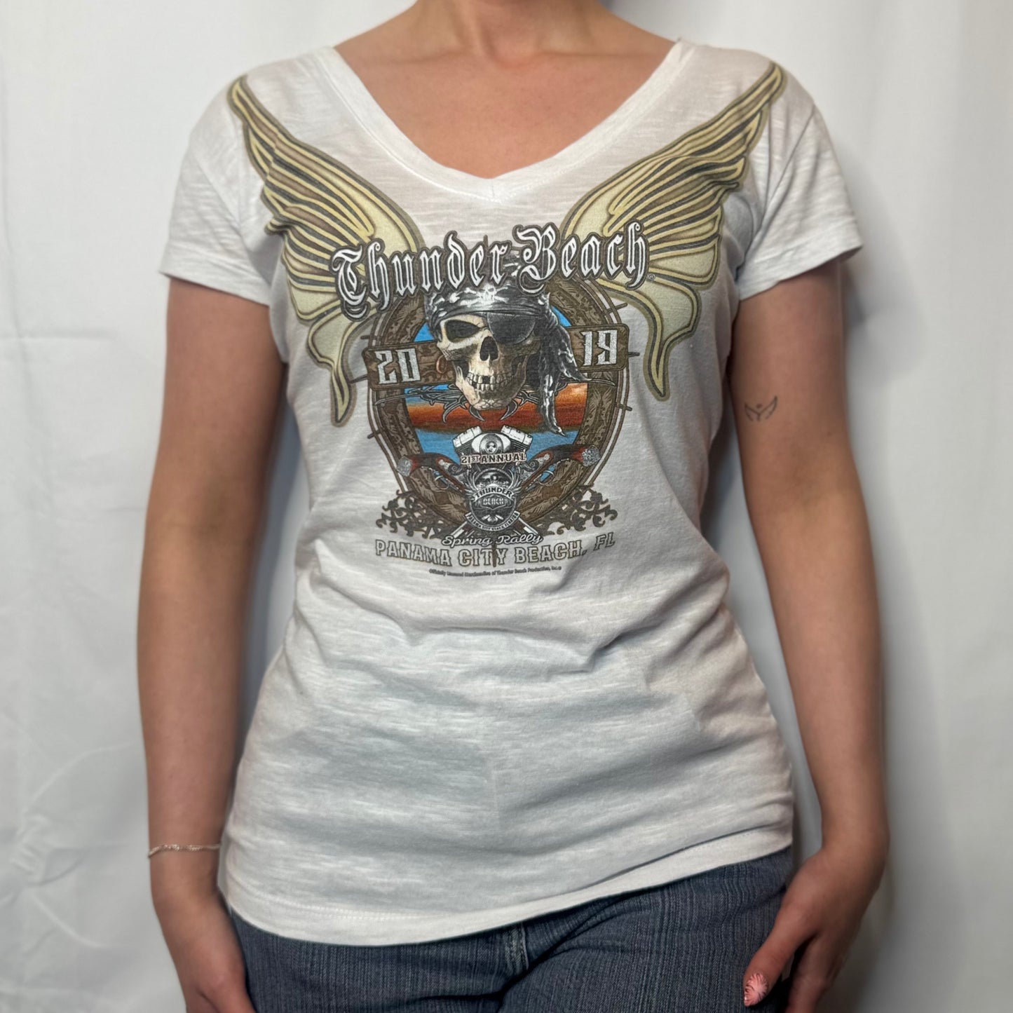 Thunder Beach Printed Logo Tee (L)