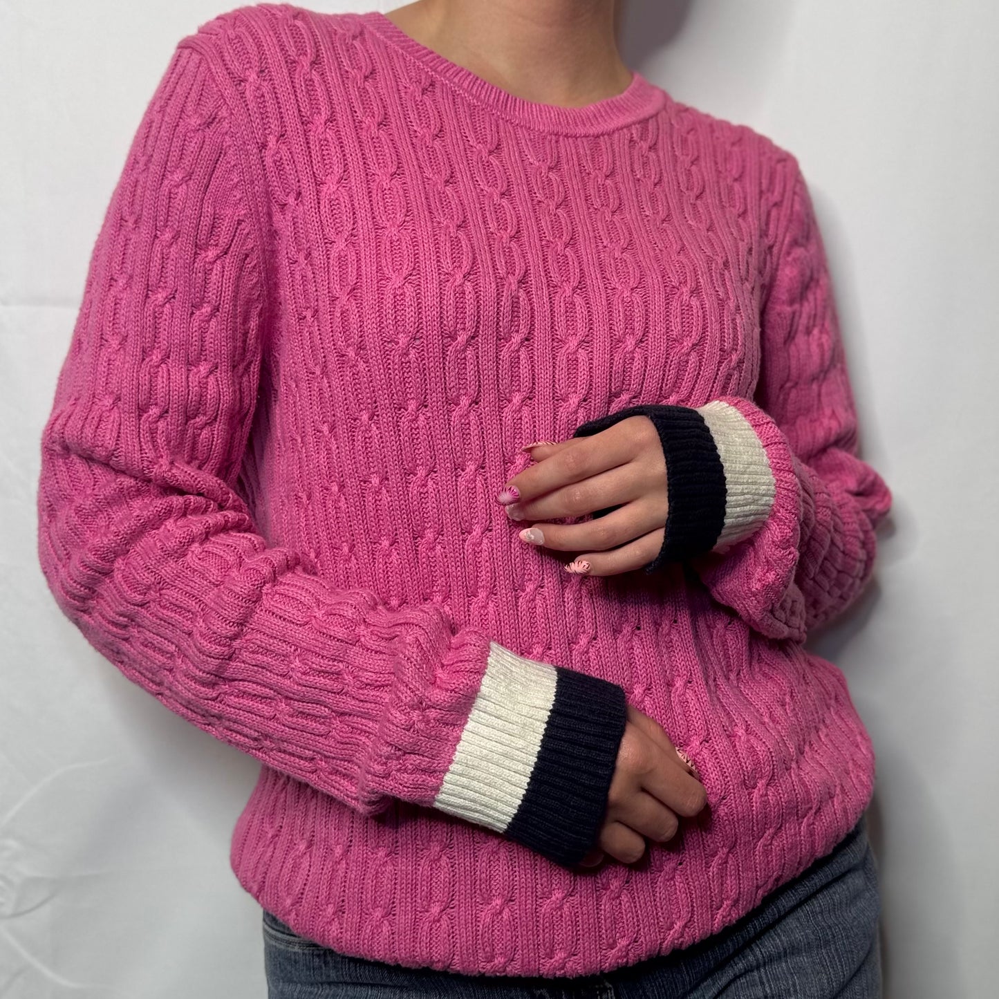 Tommy Hilfiger Pink Sweater (L)