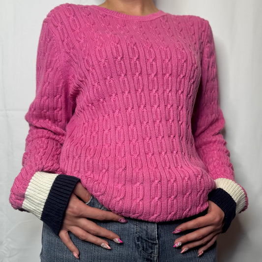 Tommy Hilfiger Pink Sweater (L)