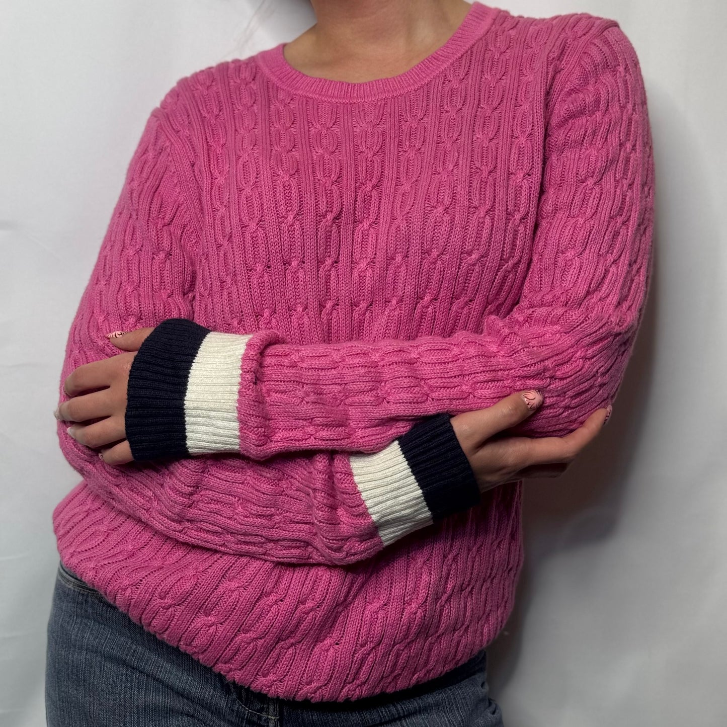 Tommy Hilfiger Pink Sweater (L)