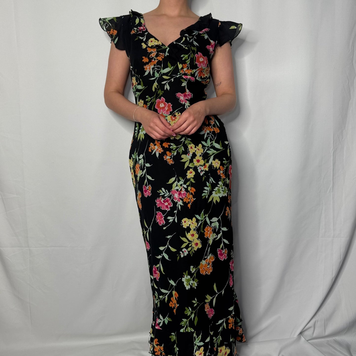 Wildflower Print Maxi Dress (UK 8)