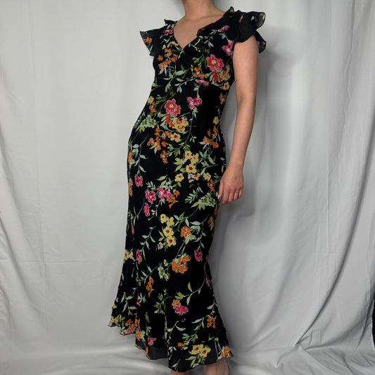 Wildflower Print Maxi Dress (UK 8)