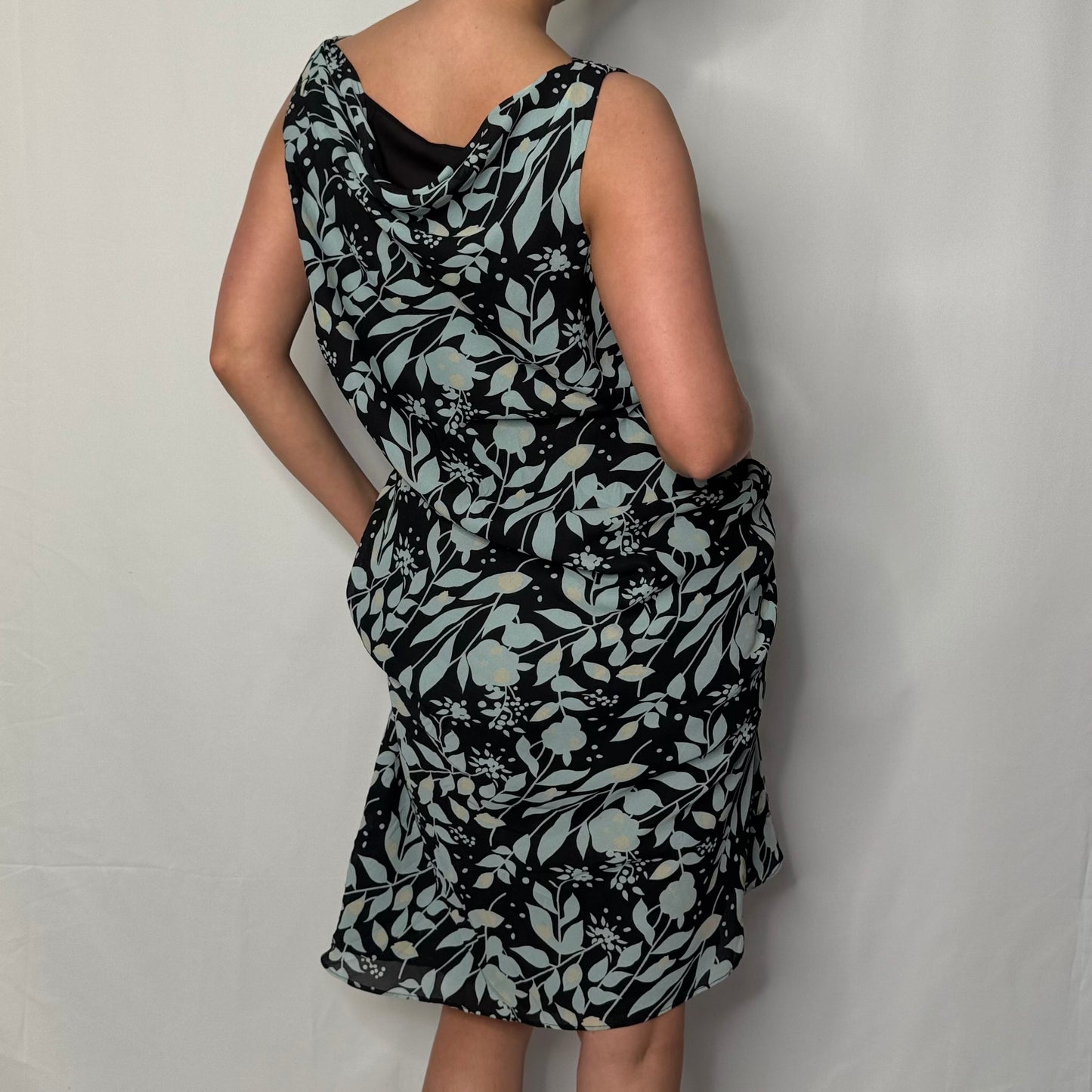 Midnight Garden Midi Dress (UK 12)