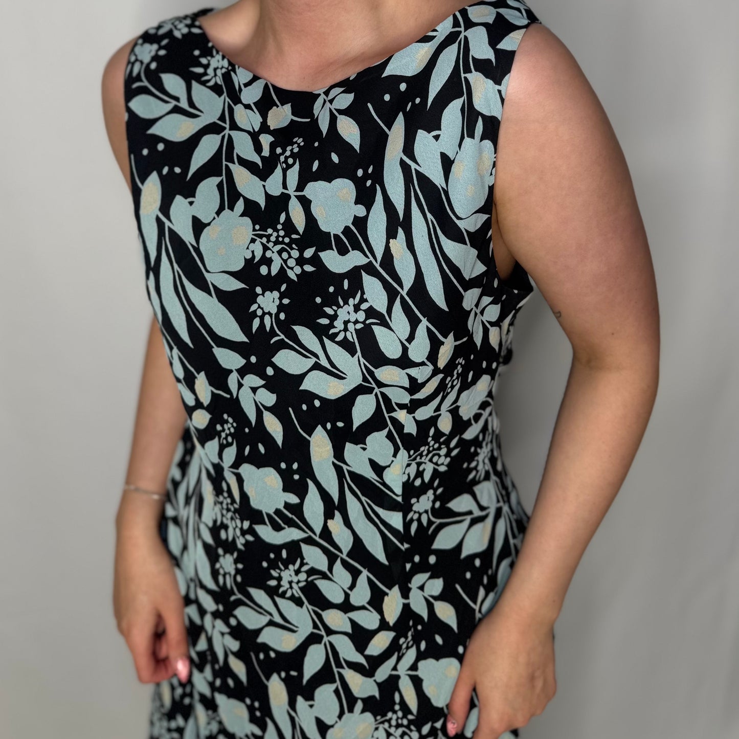 Midnight Garden Midi Dress (UK 12)