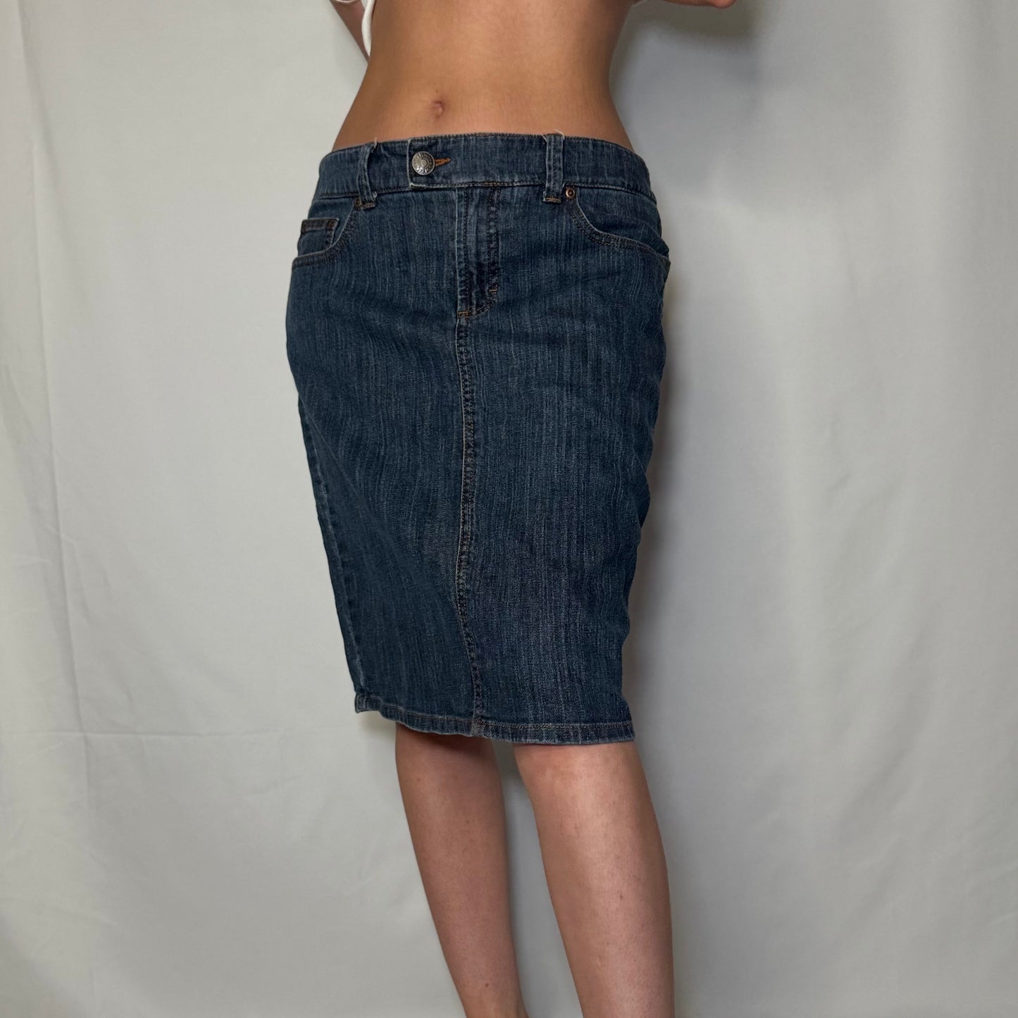 Tommy Hilfiger Denim Column Skirt (UK 10)