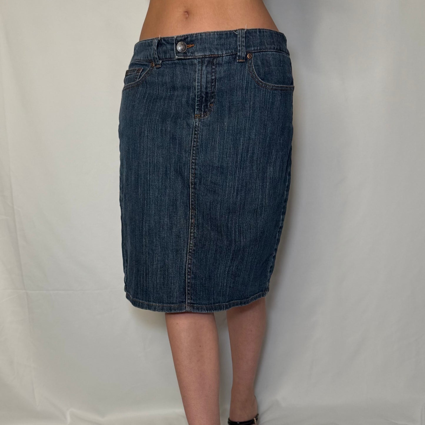 Tommy Hilfiger Denim Column Skirt (UK 10)