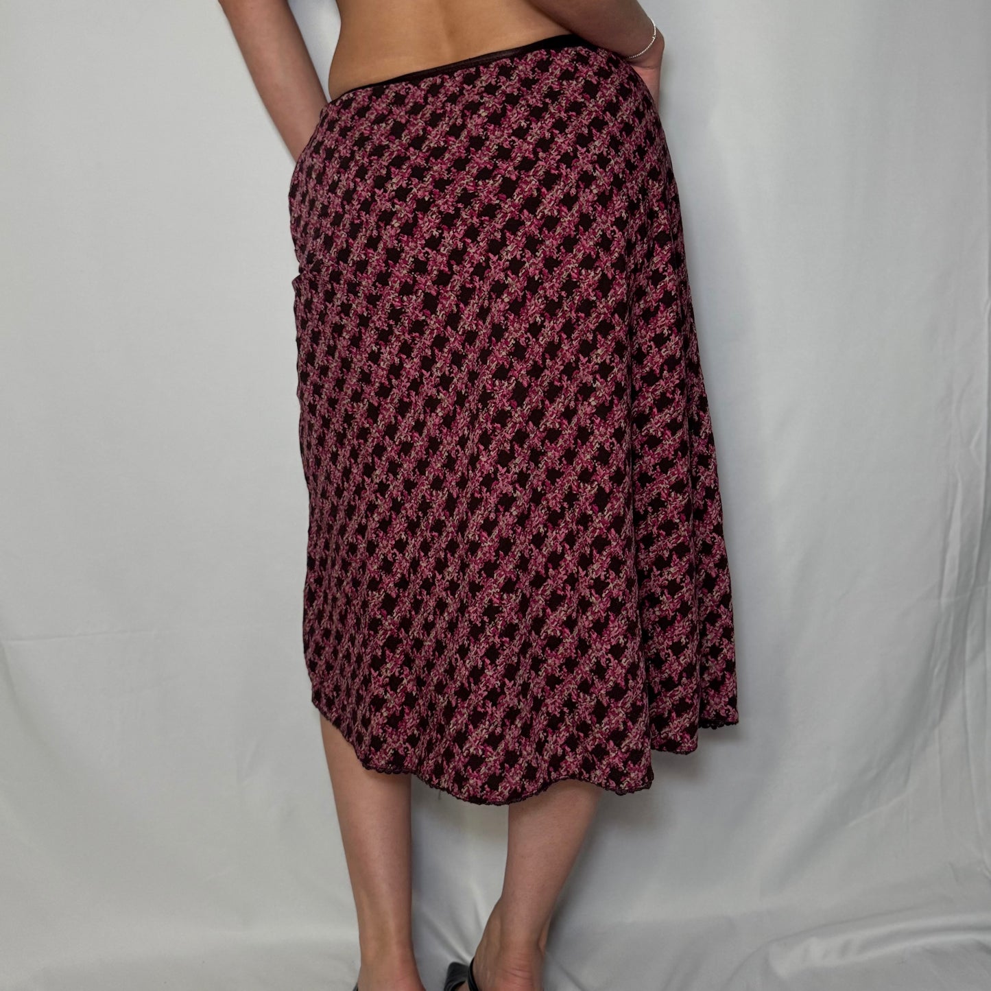 Parisian Rose Midi Skirt (Size XS)