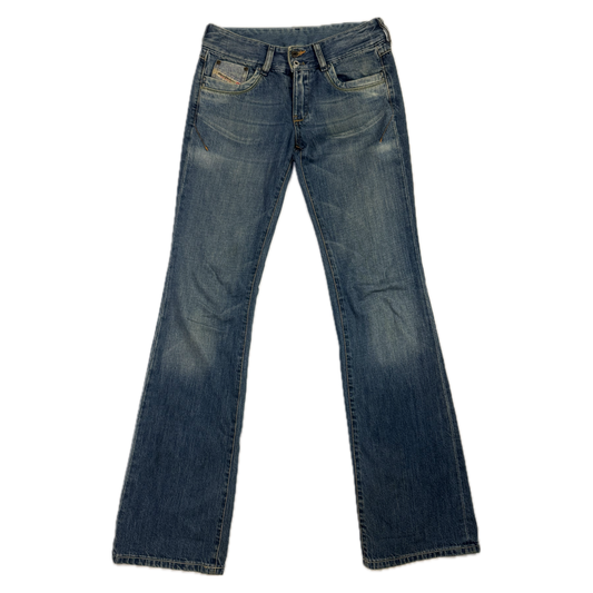 Diesel Bootcut Jeans in Light Blue Wash (UK 6/8)