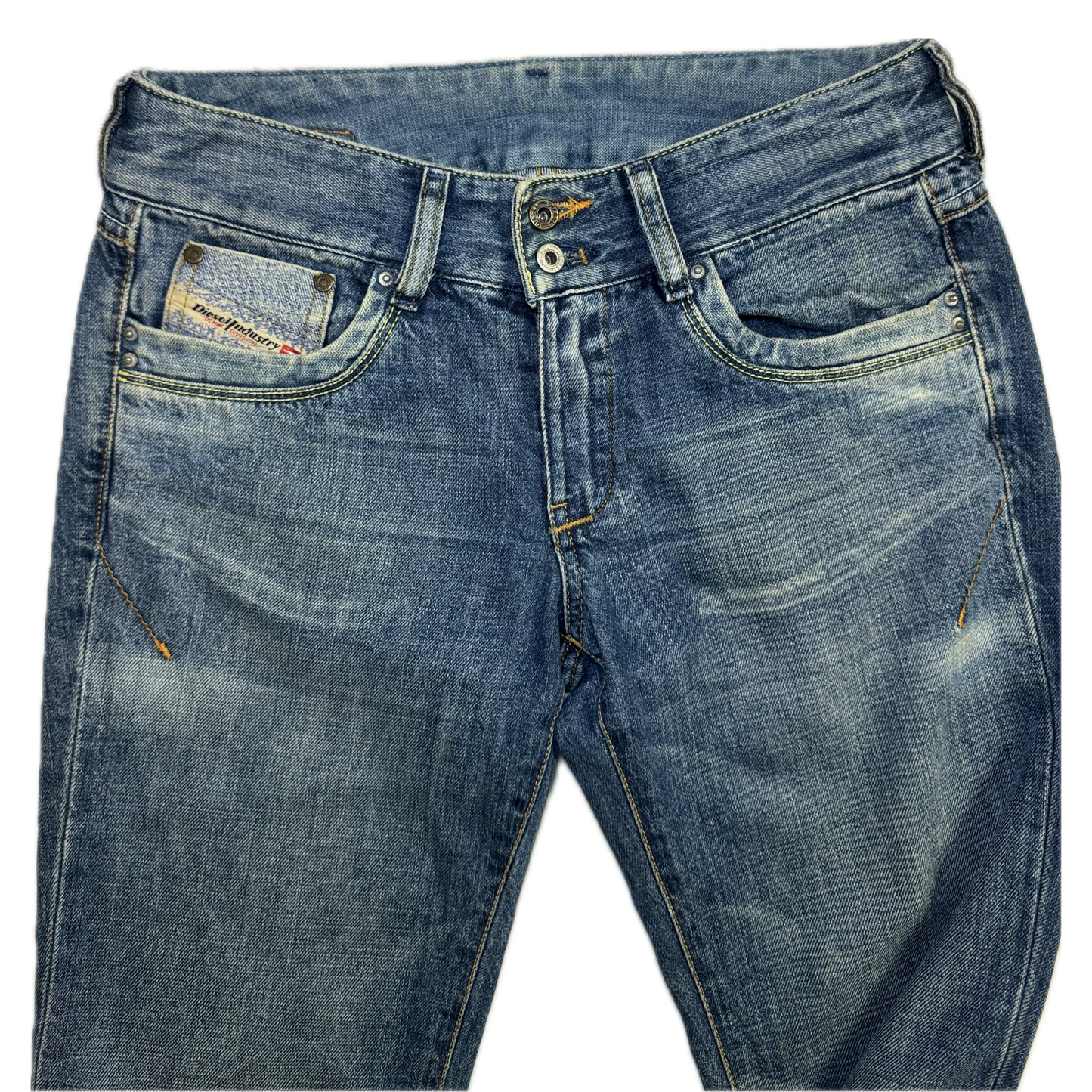 Diesel Bootcut Jeans in Light Blue Wash (UK 6/8)
