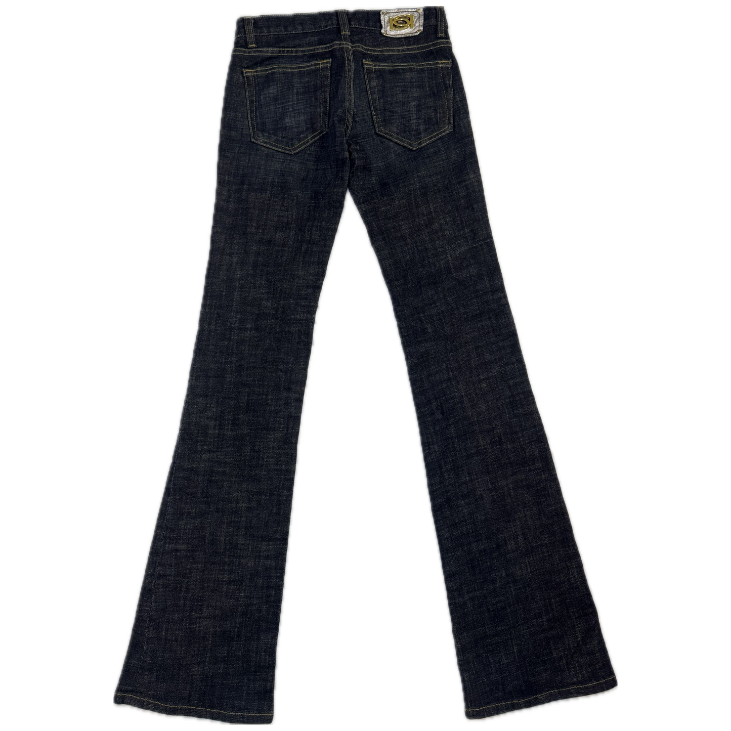 Bebe Dark Wash Bootcut Jeans (UK 6)