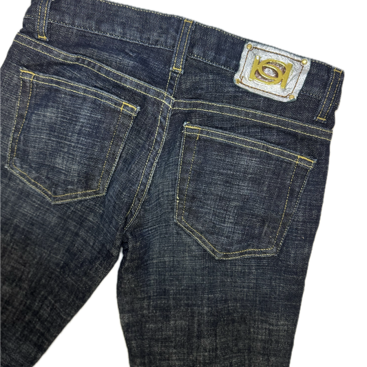 Bebe Dark Wash Bootcut Jeans (UK 6)